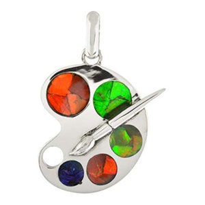 Orecchini in argento sterling 925 con pietra preziosa di ammolite