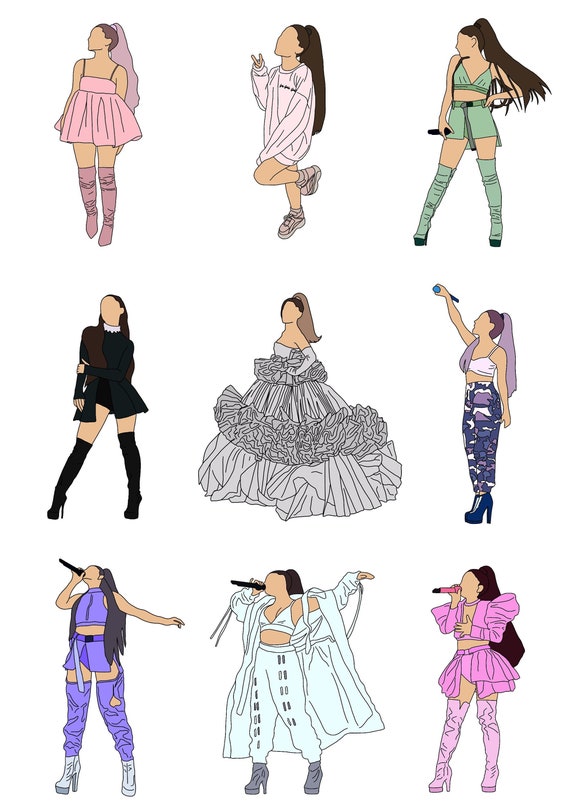 Ariana Grande Outfit Print Etsy
