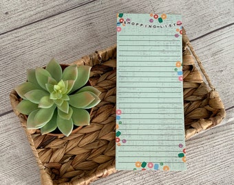 Crafty Notepad | 50 Sheets | Cute Memo Pad | To Do List | Aesthetic Stationery | Cute List Pad | Grocery List | Kitchen Notes