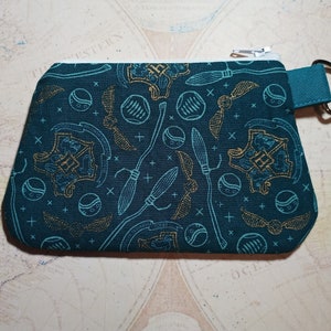 Coin purse made with licensed fabric