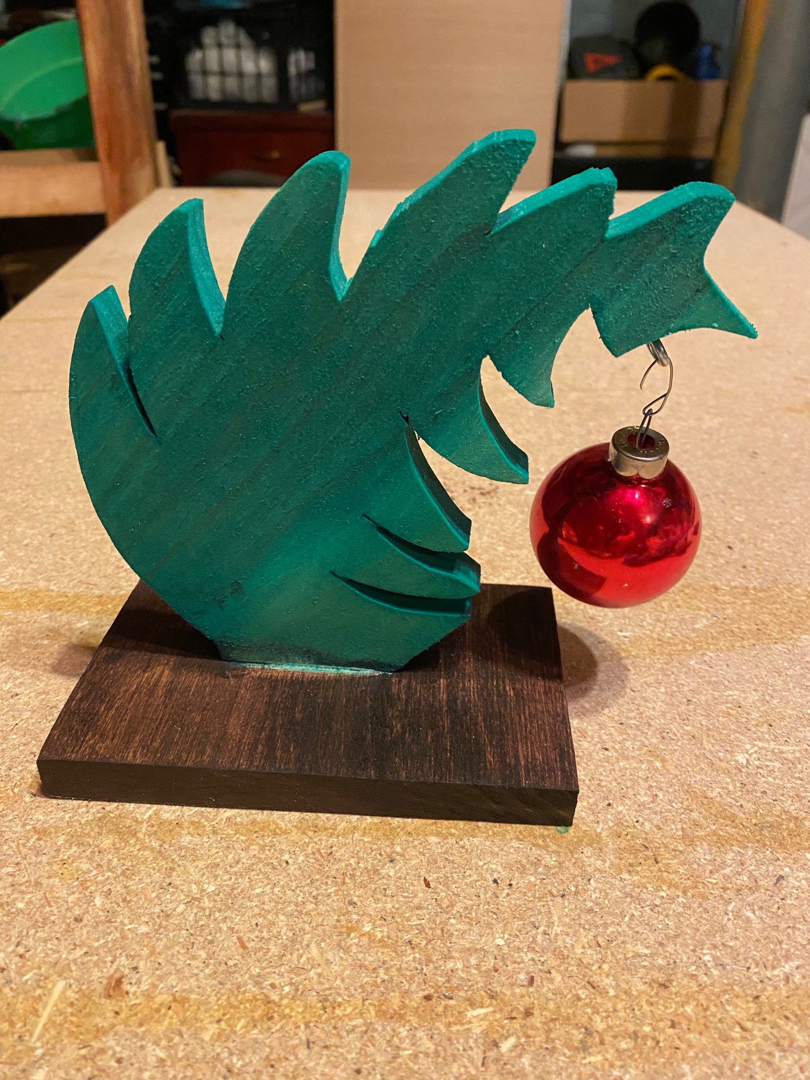 Small Leaning Christmas Tree Etsy