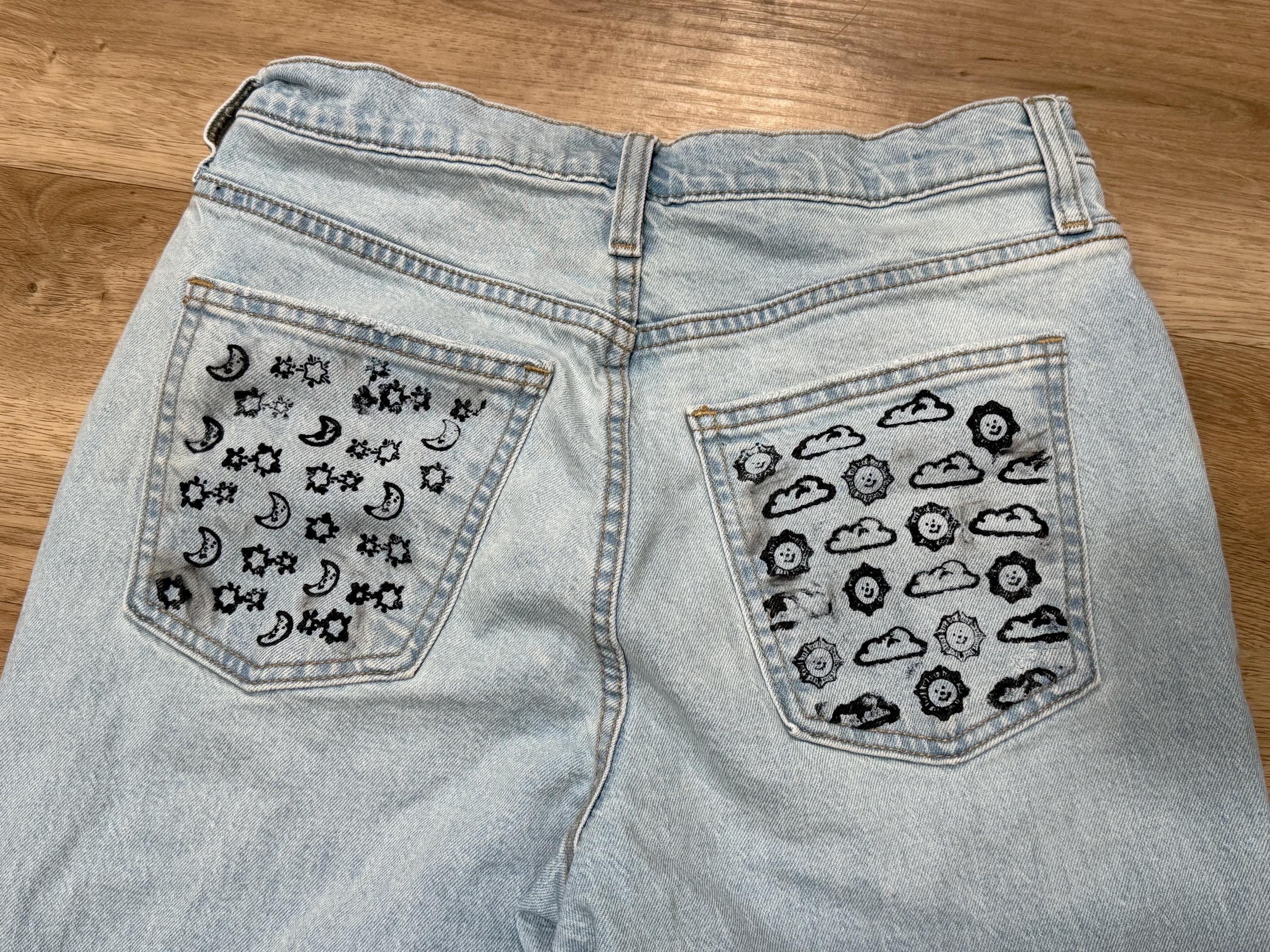 Sun and Moon Jeans - Etsy