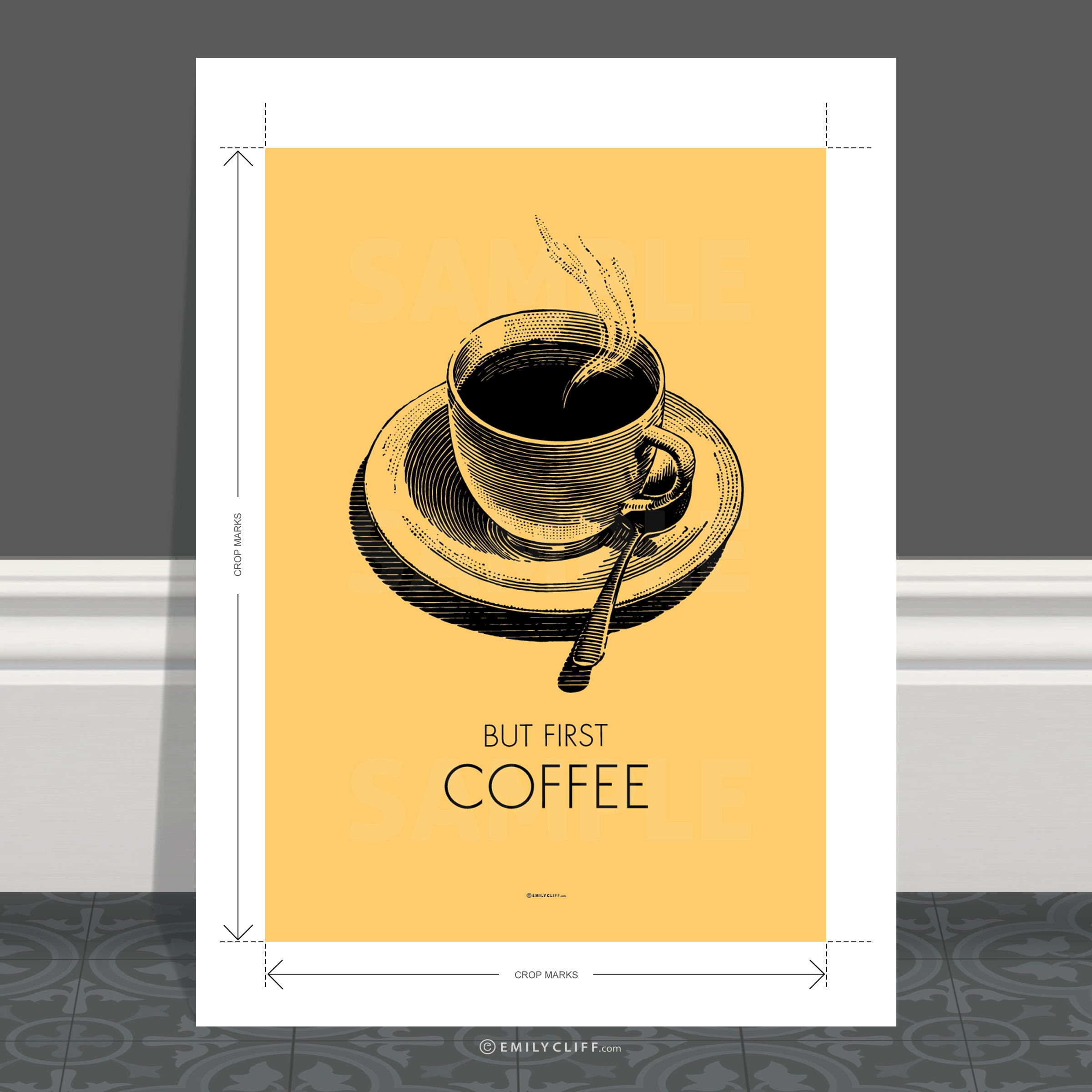 アンティーク　ポスター　Tea Coffee アンティーク ポスター Tea Coffee アンティーク ポスター Tea