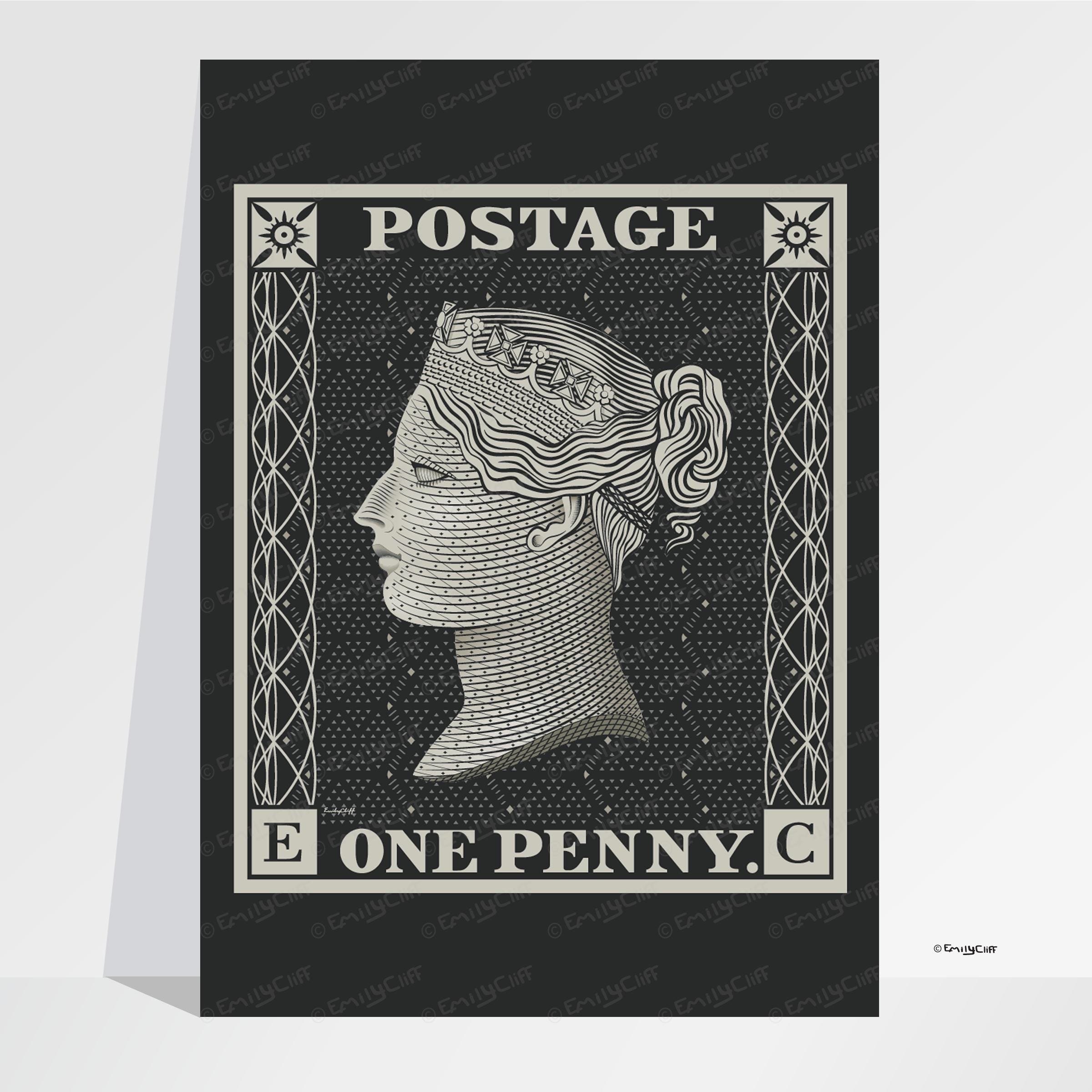 One Penny Stamp - Etsy Canada
