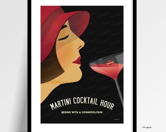 Poster In Metallo Per Cocktail French Martini, 20x30 Cm, Design Retrò, Decorazione Da Parete Per Bar - 2