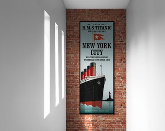 Poster del Titanic: nave RMS Titanic, New York