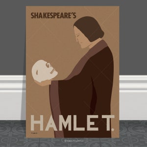 Hamlet Poster Print: Shakespeare's Globe Theatre Gift