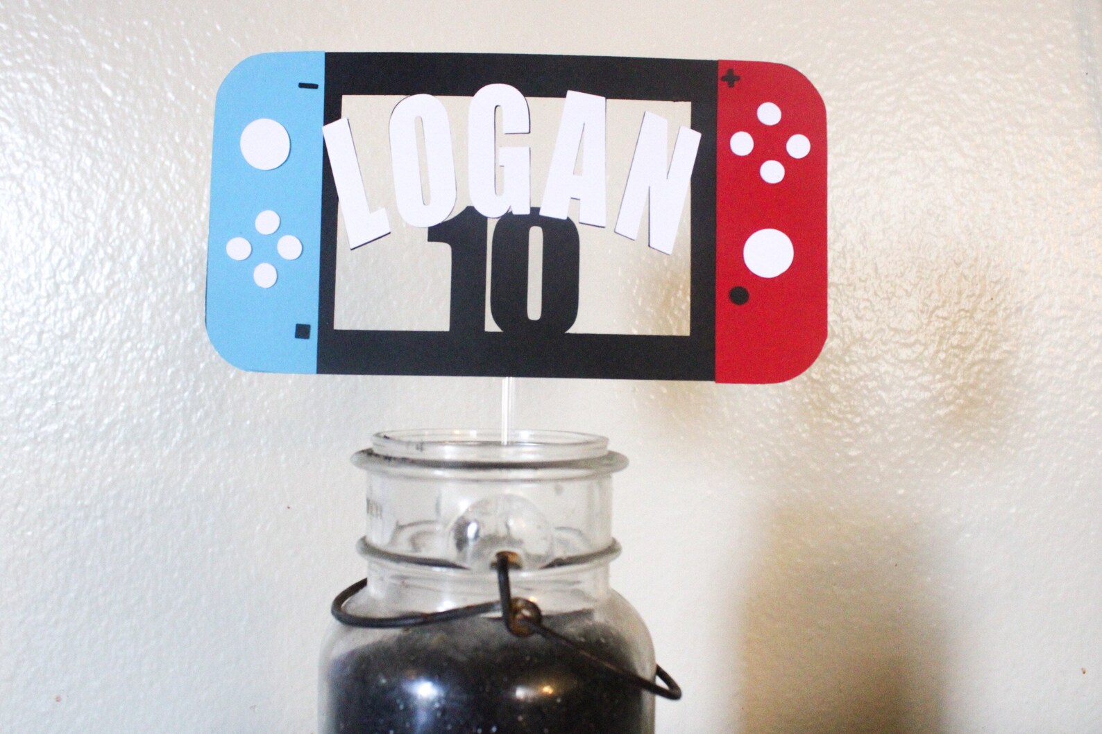Nintendo switch cake topper Etsy