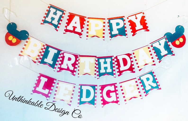 Happy birthday Mickey theme