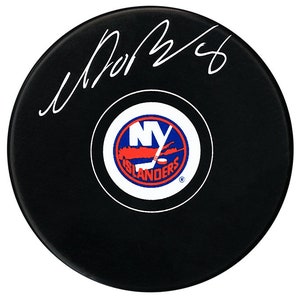 Noah Dobson Autographed New York Islanders Puck