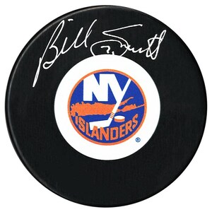 Billy Smith Autographed New York Islanders Puck