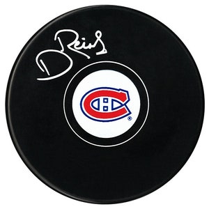 David Reinbacher Autographed Montreal Canadiens Puck