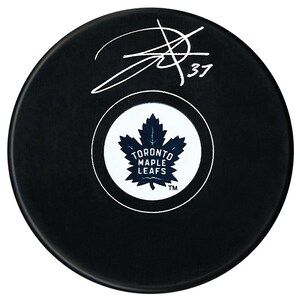 Timothy Liljegren Autographed Toronto Maple Leafs Puck