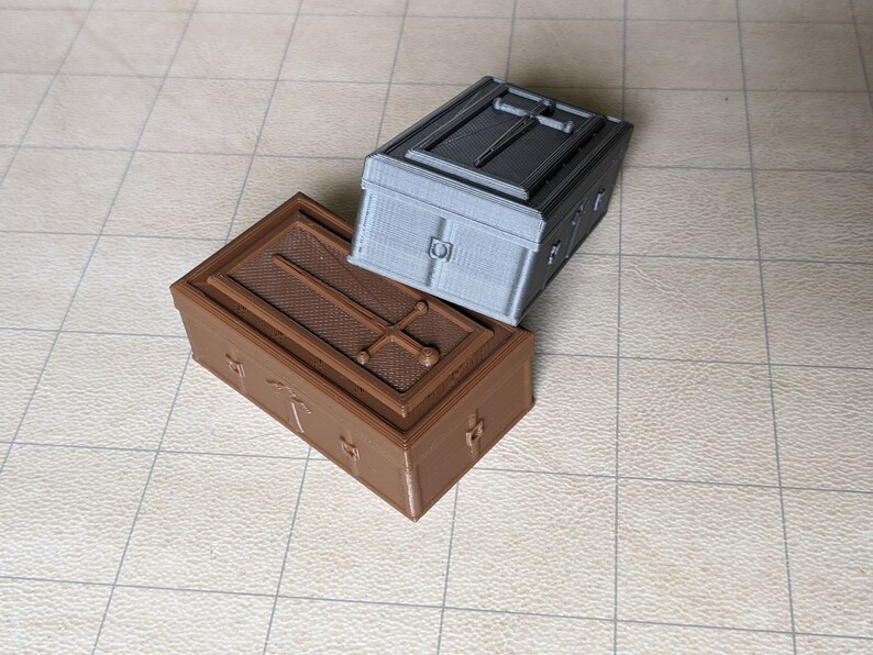 Coffin Mini Dice Case Dungeons and Dragons , Mini Dice Coffin RPG Dice Case, 10mm-12mm Dice Case image 10