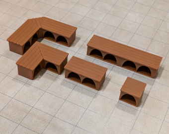 Modulaire bar/verkoper: Dungeons and Dragons Scenery