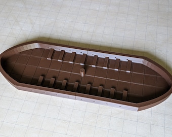 Eenvoudige Longship Dungeons and Dragons-kaart