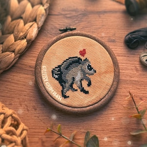Korsstygnsmönster med Jimothy tvättbjörn | Seattle Trash Panda | Viral Meme | Minikorsstygn | enkelt för nybörjare | direktnedladdning i pdf-format