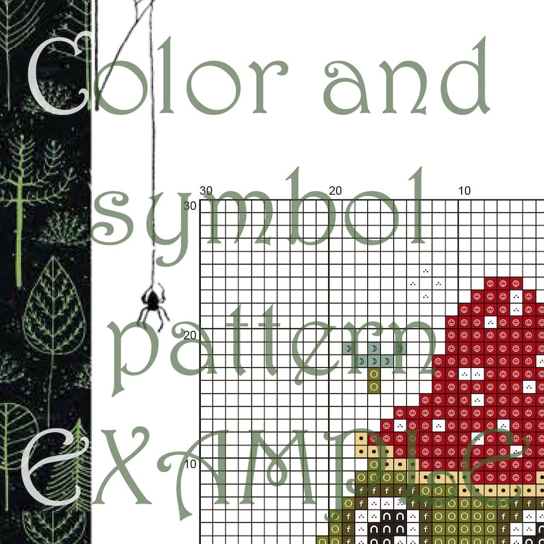 Cross Stitch Bookmark cross stitch pattern, hen, chicken cross stitch, floral wreath cross stitch, farmhouse cross stitch, easy cross stitch image 3