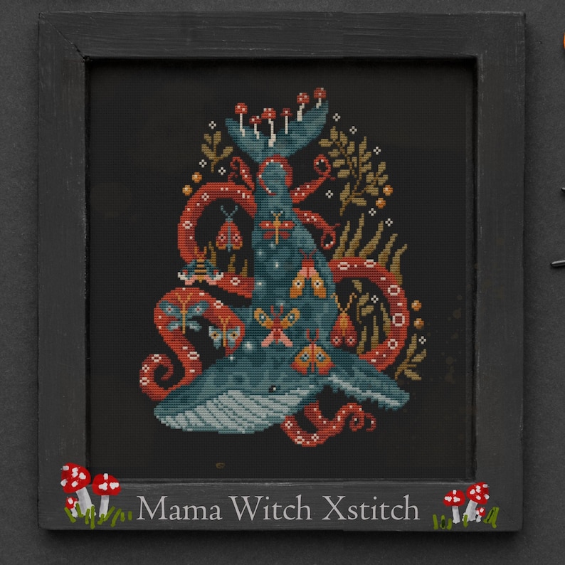 Whale from MamaWitchCrossStitch
