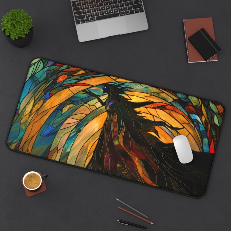 Wraith Table Mat Stained Glass Look Wraith Playmat, Desk Mat, Mouse Pad - Etsy