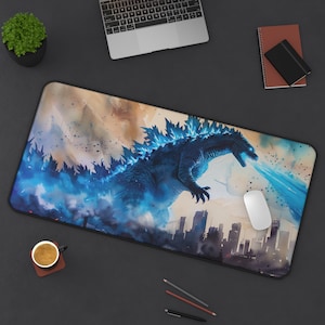 【新品未使用】GODZILLA Mousepad Godzilla Kyoto Godzilla Large Desk Mat & Mousepad | 800x400mm – desk mat art