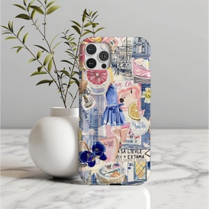Collage iPhone Case, All Sizes iPhone Plus Pro Max Mini | iPhone 16 | iPhone 15 | iPhone 14, 13, 12, 11, X, 8, 7 Scrapbook, Preppy, Coquette
