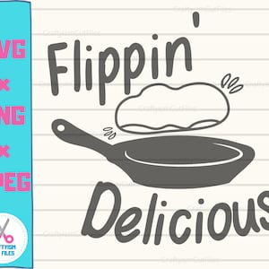 Delicious Pancake Day SVG, Shrove Tuesday SVG, Easter SVG, Kitchen Clipart, Cut File for Cricut Silhouette