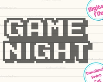 Download Game Night Svg Etsy
