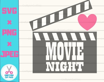 Download Movie Night Svg File Etsy