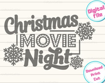Download Movie Night Svg File Etsy