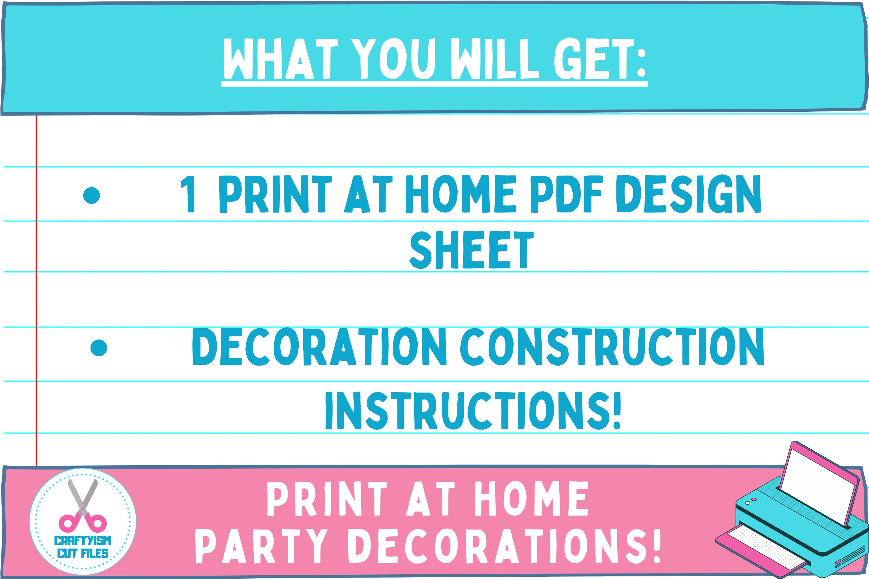 4th July Paper Chain Party Decoration Printable Independence - Etsy
