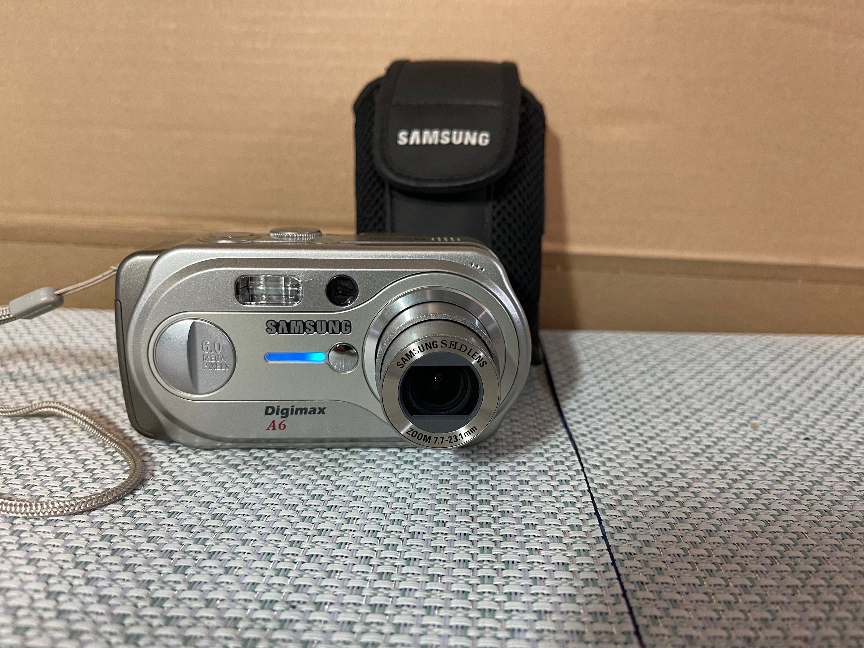 Samsung Digimax A6 6.0MP Compact Digital Camera Silver Tested Vintage -  Etsy Polska