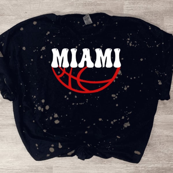 Miami Heat Hand Dyed  Unisex T-Shirt
