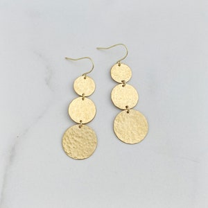 Brass Orbit Earrings