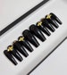 Black and Gold Bee  Press on Nails | Fake Nails | False Nails | hand painted | Stick on Nails | Luxury Nails | Sets of 10 and 20 nails 