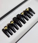 Black and Gold Bee Press on Nails | Fake Nails | False Nails | hand painted | Stick on Nails | Luxury Nails | Sets of 10 and 20 nails