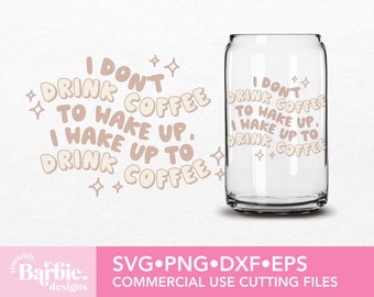 Retro Coffee Quote SVG File | Funny Coffee Saying (Digital Download)