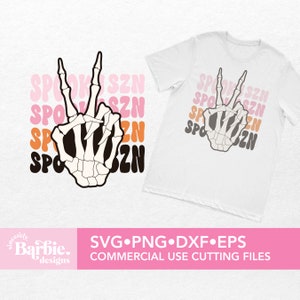 Spooky szn svg png files | halloween svg png digital download for cricut & silhouette cameo