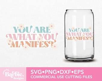 Manifest SVG PNG: Positive Affirmation Digital Download