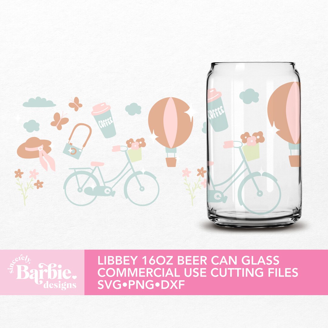 Summer Vibes Full Wrap Svg | Cute Summer Vibes Cutting File for Libbey ...