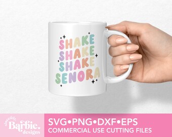 Shake Senora Halloween SVG: Beetlejuice Inspired Clipart (Digital Download)