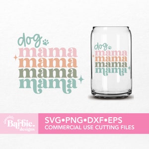 Hund Mama svg png Dateien | Hund Mama svg png digitaler Download für Cricut & Silhouette Cameo
