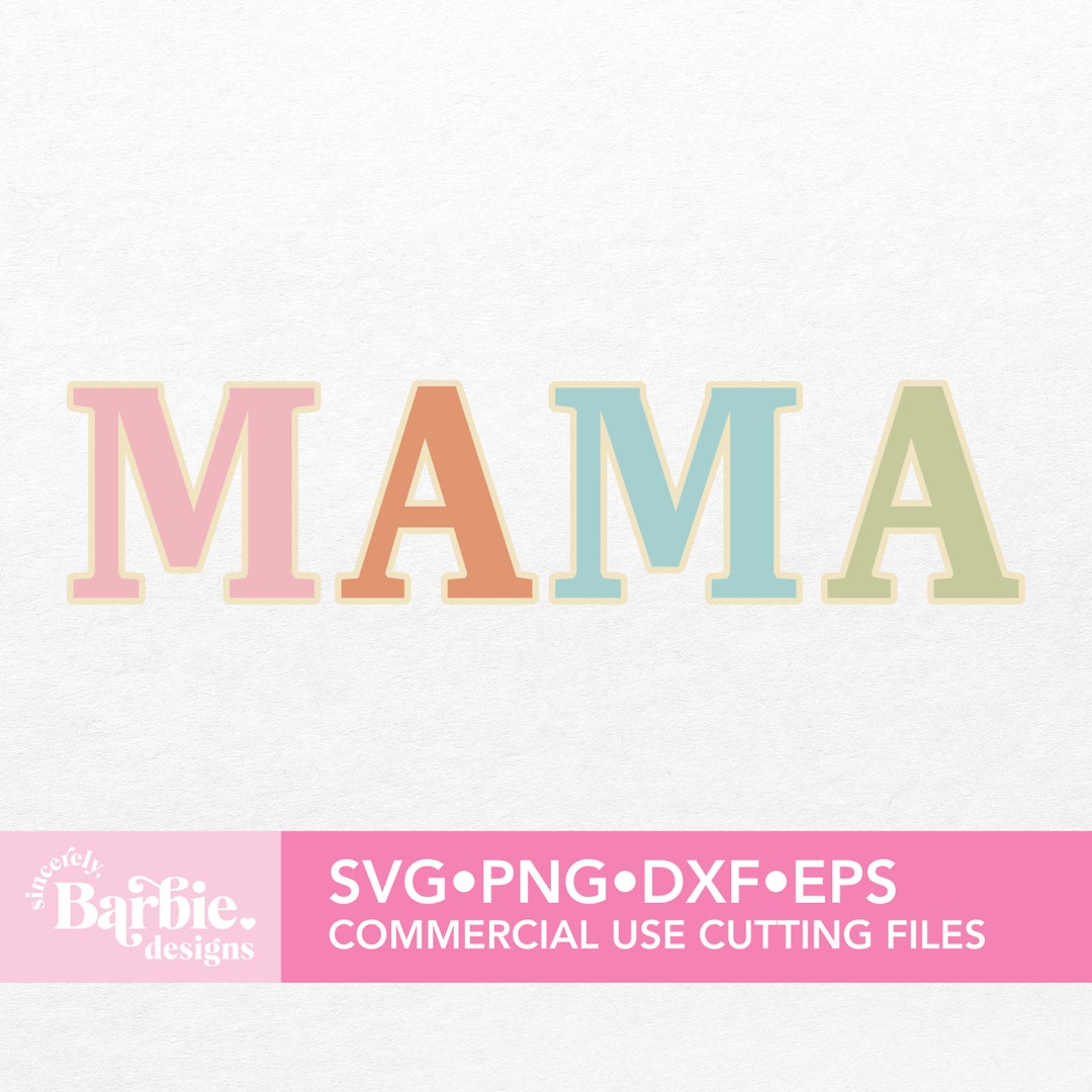 Mama SVG File Mama Patch Cut File Digital Download SVG DIY - Etsy