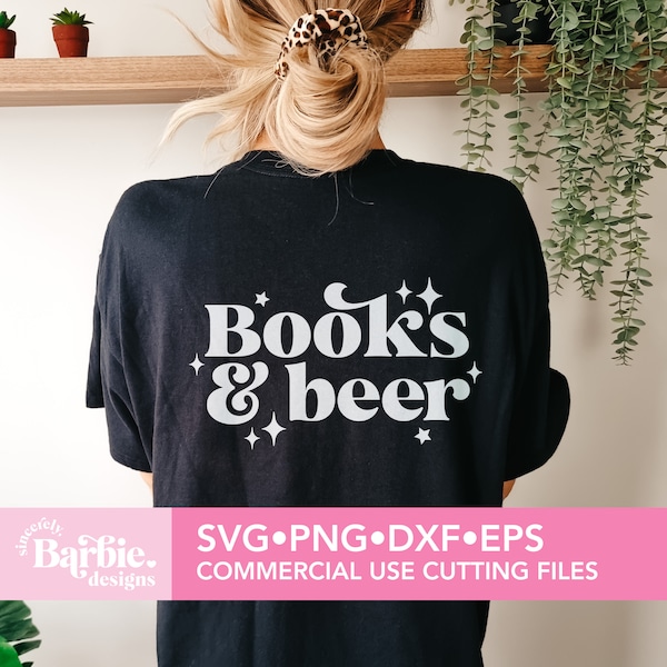 Books and Beer svg png, Beer can glass svg, Book lover svg, Reading svg, trendy svg, Book club svg, digital download, sublimation