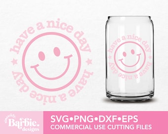 Have a nice day SVG File | Retro Have a nice day Cut File digital download | SVG DIY for Silhouette Cameo & Cricut