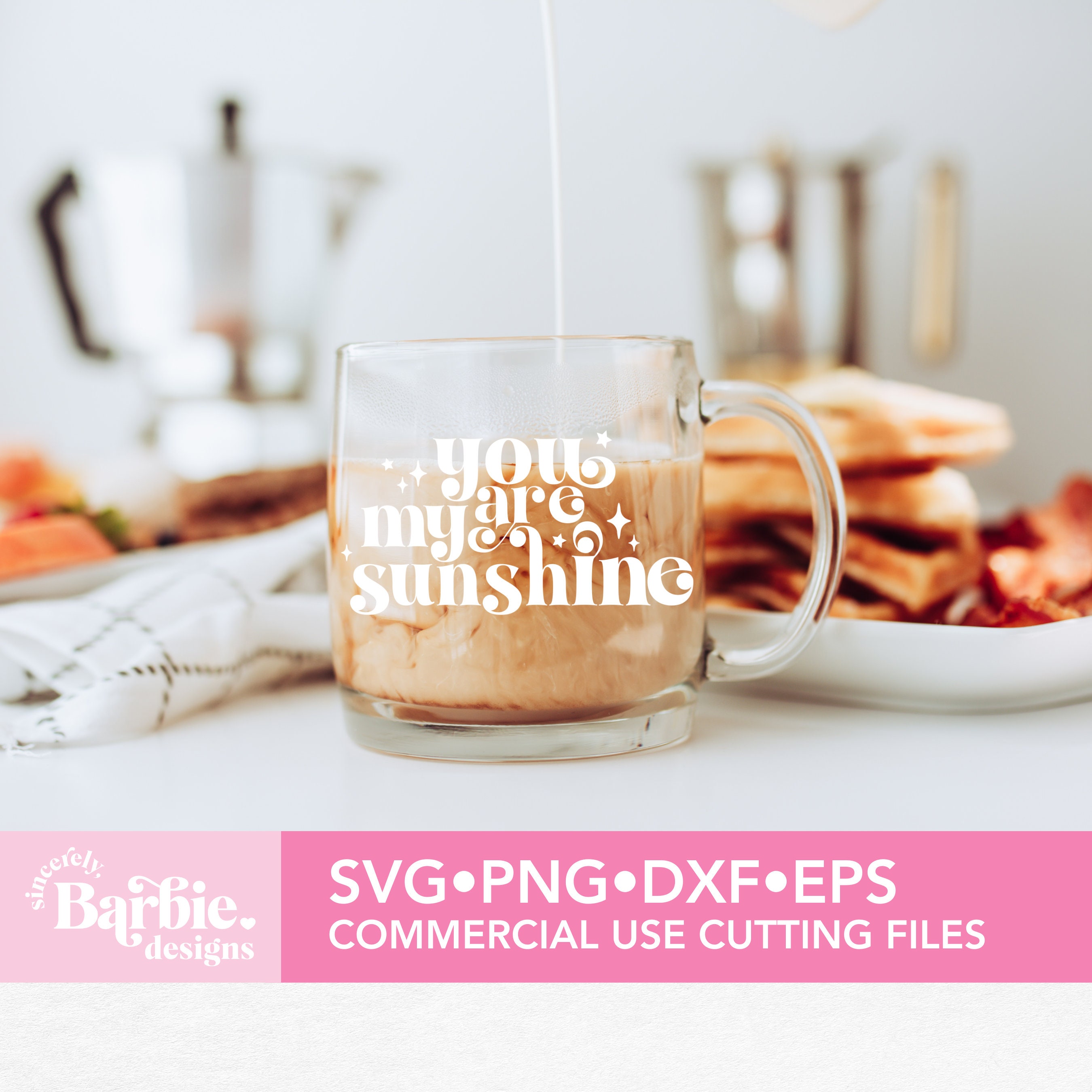 You Are My Sunshine SVG File Positive Quotes Digital - Etsy