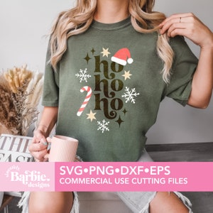Boże Narodzenie svg png, Ho ho ho svg, Believesvg, Święty Mikołaj svg, Wesołych Świąt Svg, Zima Svg, Sezon Bożego Narodzenia Svg, Koszulka świąteczna Svg