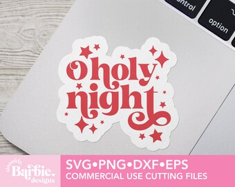 O Holy Night Christmas SVG: Religious Shirt Cut File (Digital Download)