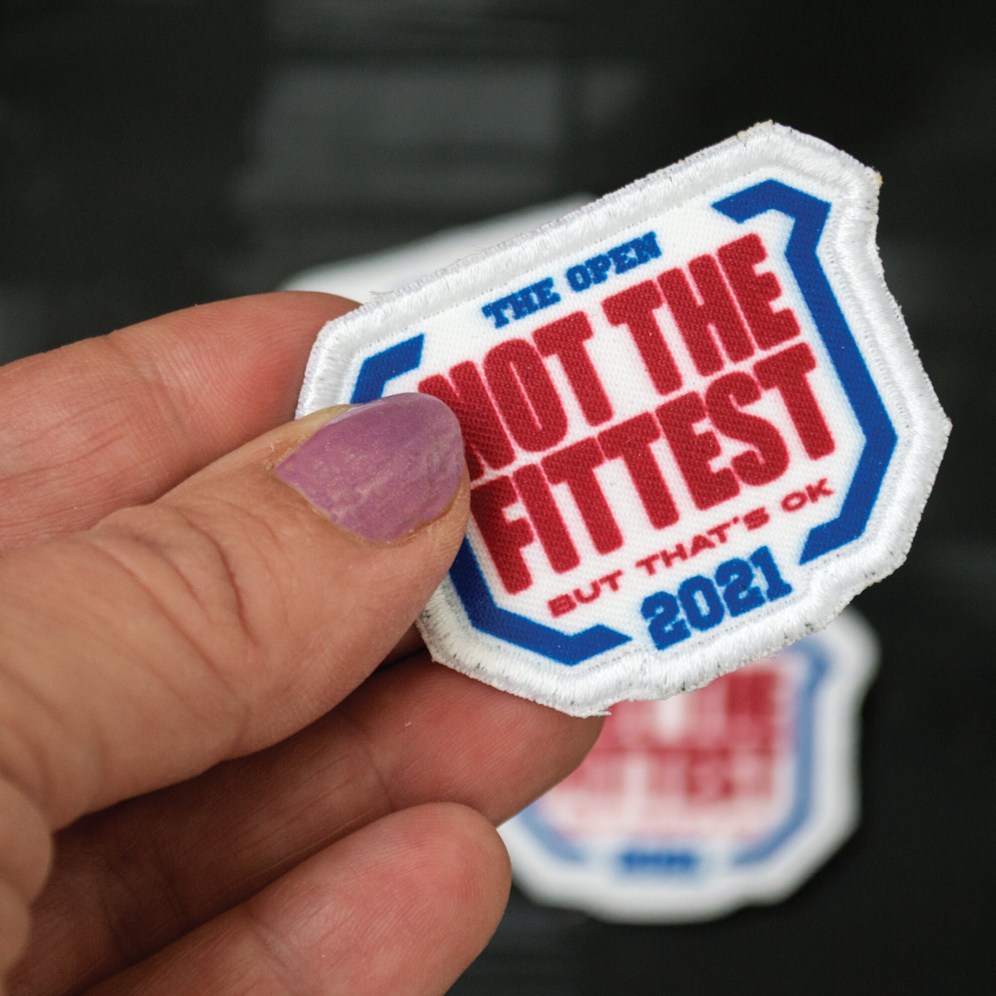 Not the Fittest Weight Vest Patch Crossfit Open Patch Etsy