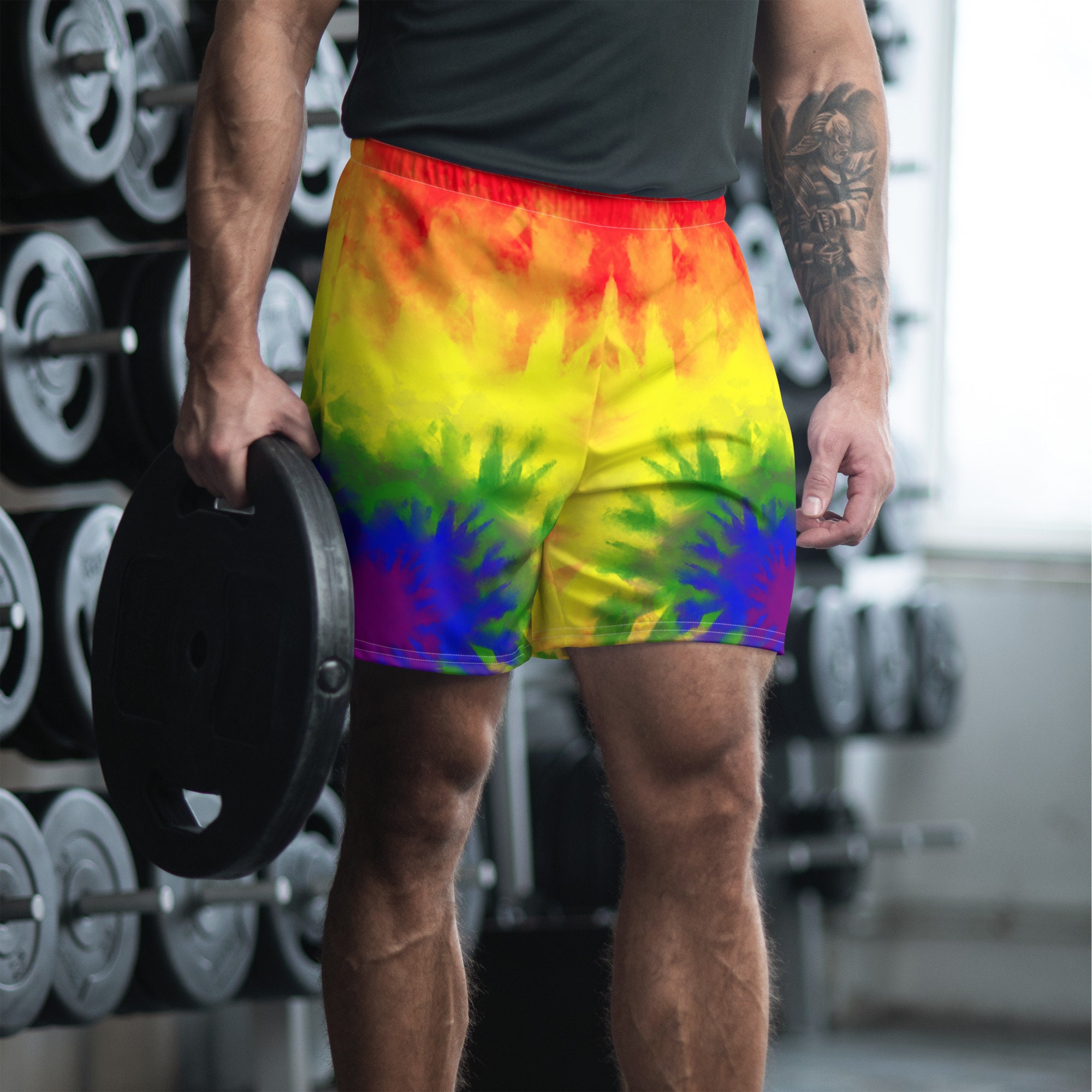Mens tie best sale dye shorts